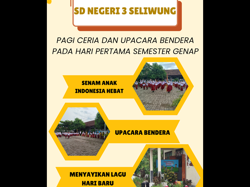 Hari Pertama Masuk Sekolah Semester Genap Tahun Pelajaran 2025 - 2026